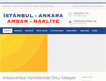 Tablet Screenshot of ankaraambar.org